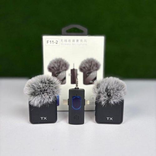 F15-2 2-in-1 Wireless Lavalier Microphone